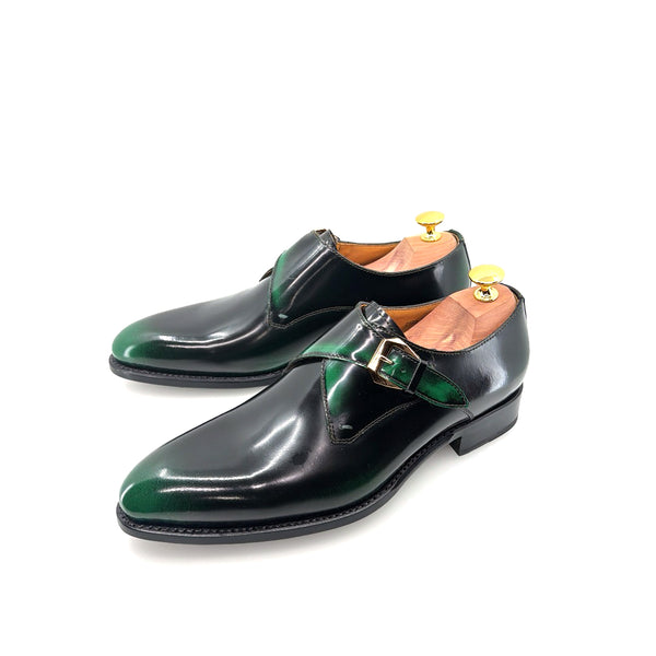 Ugo Vasare Patent Monkstrap - Green