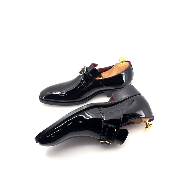 Ugo Vasare Patent Leather Slip-On - Black