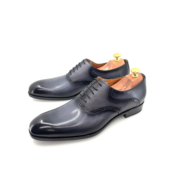 Ugo Vasare Leather Oxford - Grey