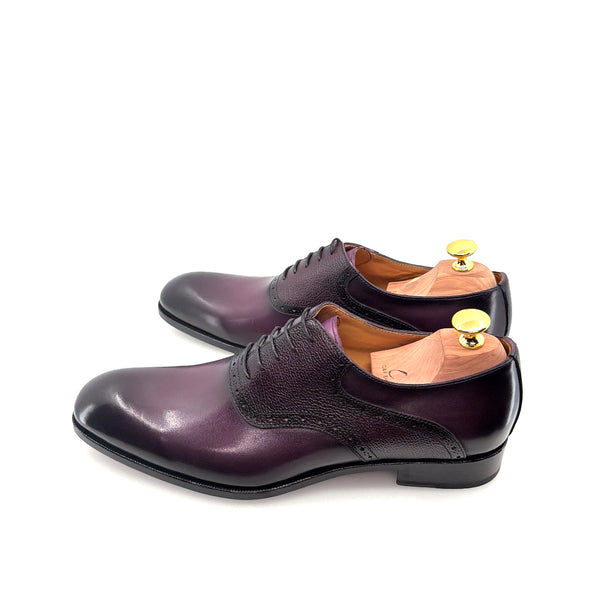 Ugo Vasare Leather Oxford - Purple