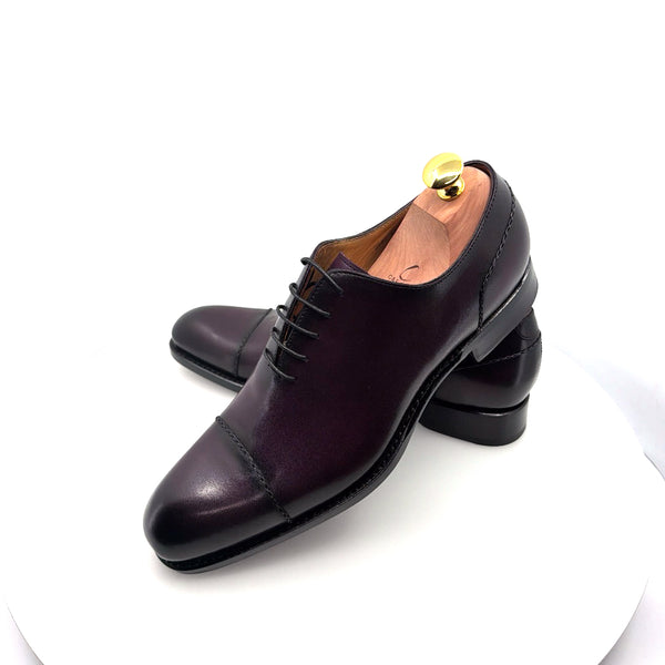 Ugo Vasare Henry Leather Shoe - Purple