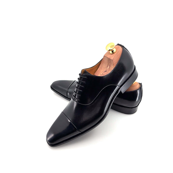 Ugo Vasare New Orleans Leather Shoes - Black