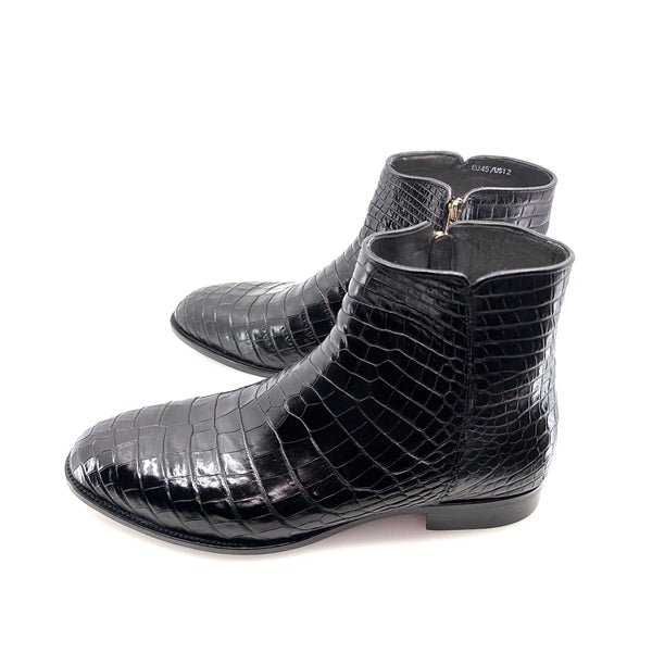 Maurice Custom Alligator Horse Heels Collab With Mr.Maximoff - Black
