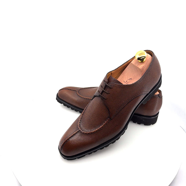 Ugo Vasare Jayden Pebble Grain Oxford - Tan