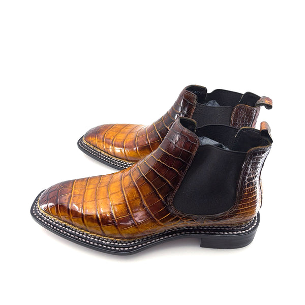 Maurice Custom Alligator Boot Collab with Mr. Maximoff - Carmel