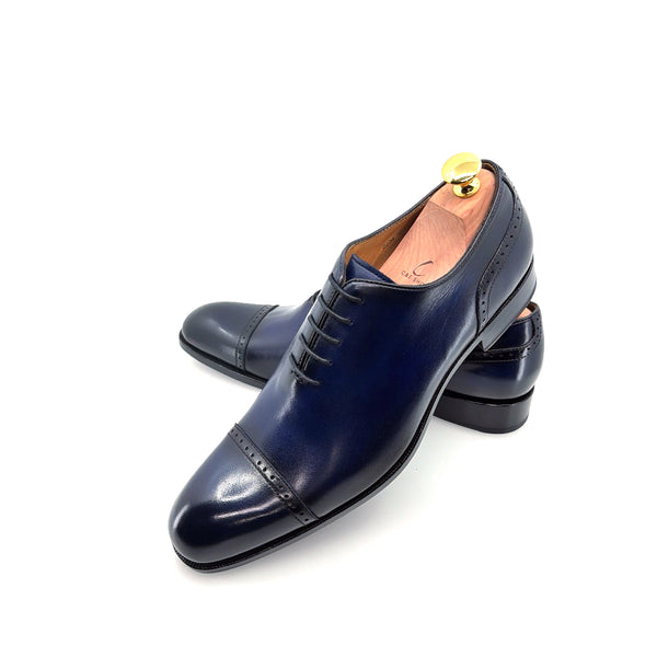 Ugo Vasare Calfskin Oxford - Navy