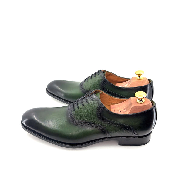 Ugo Vasare Leather Oxford - Green