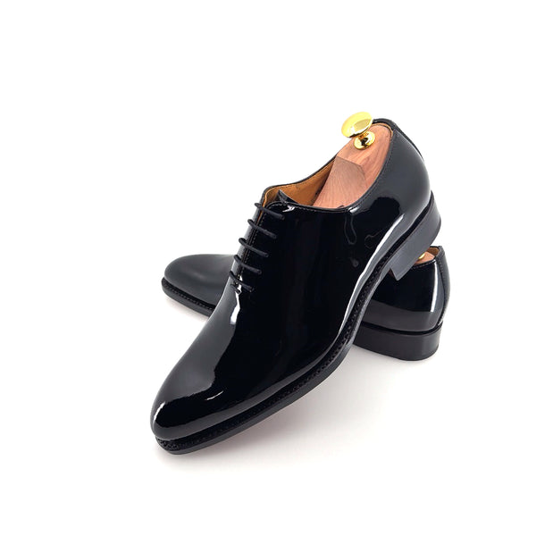 Ugo Vasare Patent Leather Oxford - Black