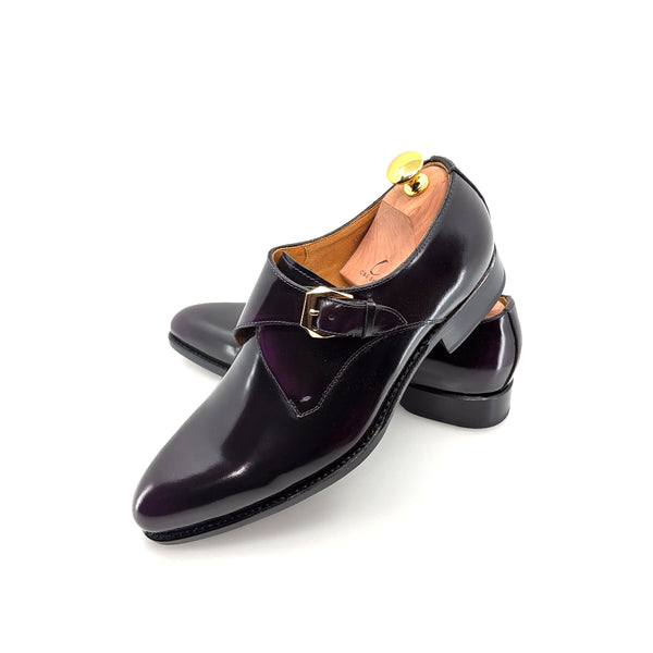 Ugo Vasare Patent Monkstrap - Purple