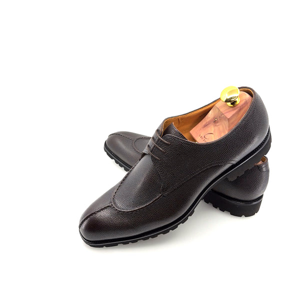 Ugo Vasare Jayden Pebble Grain Oxford - Brown