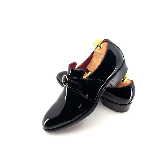 Ugo Vasare Patent Leather Slip-On - Black