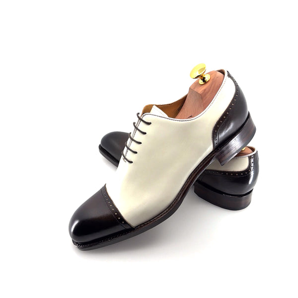 Ugo Vasare Anthony Calfskin Oxford - Brown/Bone