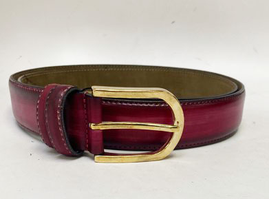 C Collection Miami Leather Driver - Burgundy