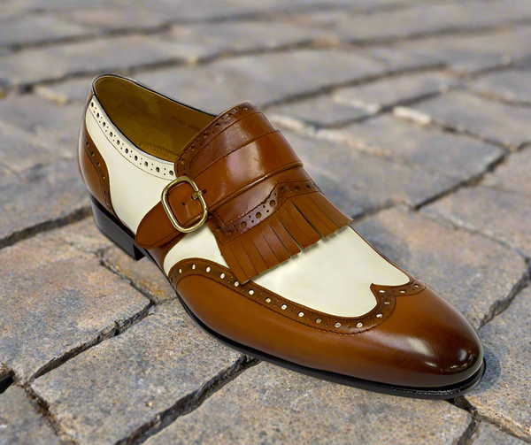 Ugo Vasare Calfskin Loafer - Camel/Cream
