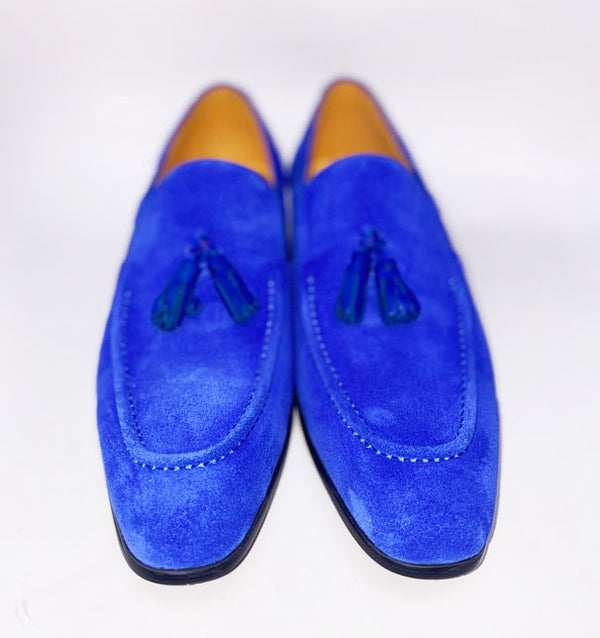 Maurice Suede Loafer - Electric Blue
