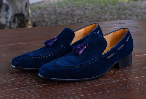 Maurice Suede Loafer - Navy