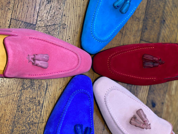 Maurice Suede Loafer - Electric Blue