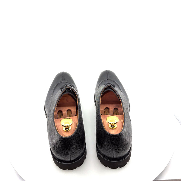 Ugo Vasare Jayden Pebble Grain Oxford - Black