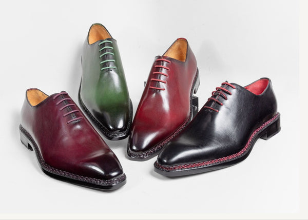 Ugo Vasare Burnished Oxford - Burgundy