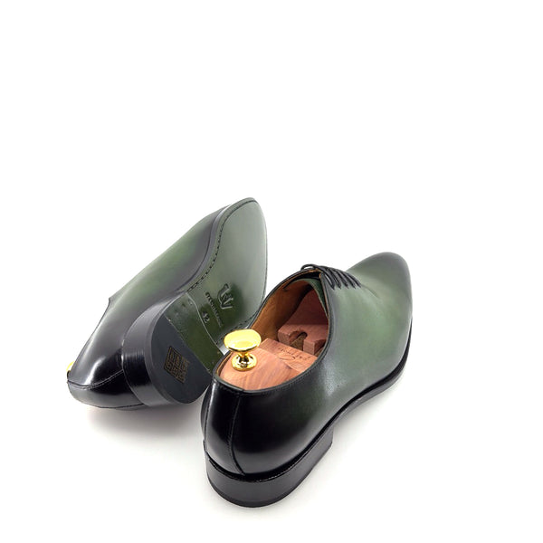 Ugo Vasare Leather Oxford - Green