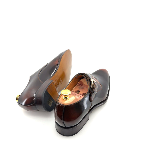 Ugo Vasare Leather Monkstrap - Caramel