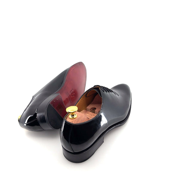 Ugo Vasare Patent Leather Oxford - Black
