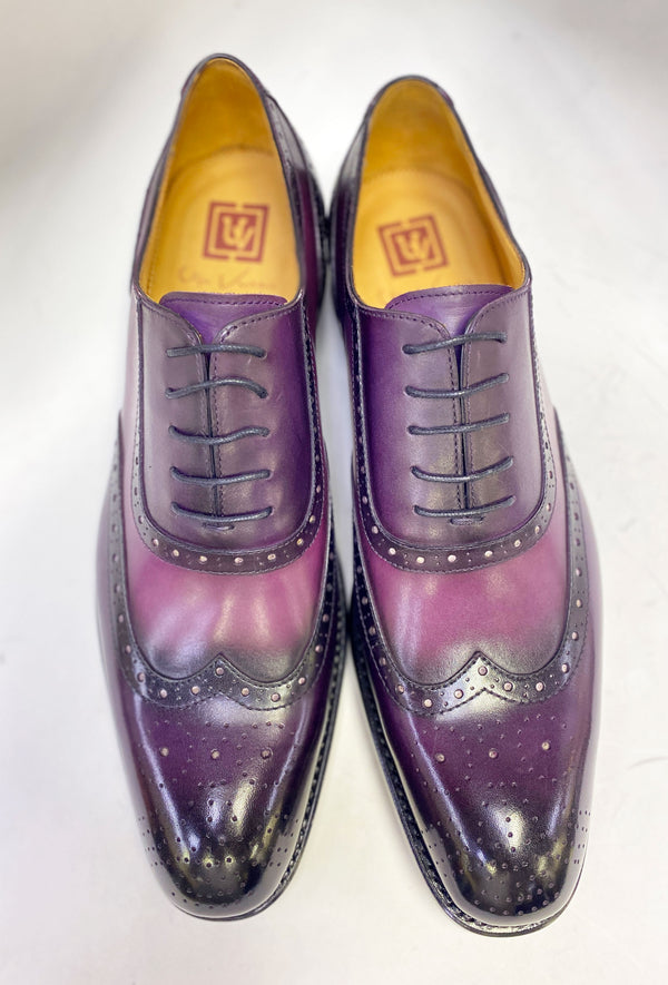 Ugo Vasare Calfskin Oxford - Purple