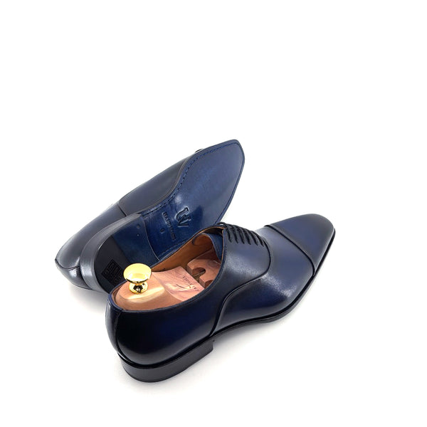 Ugo Vasare New Orleans Leather Shoes - Navy
