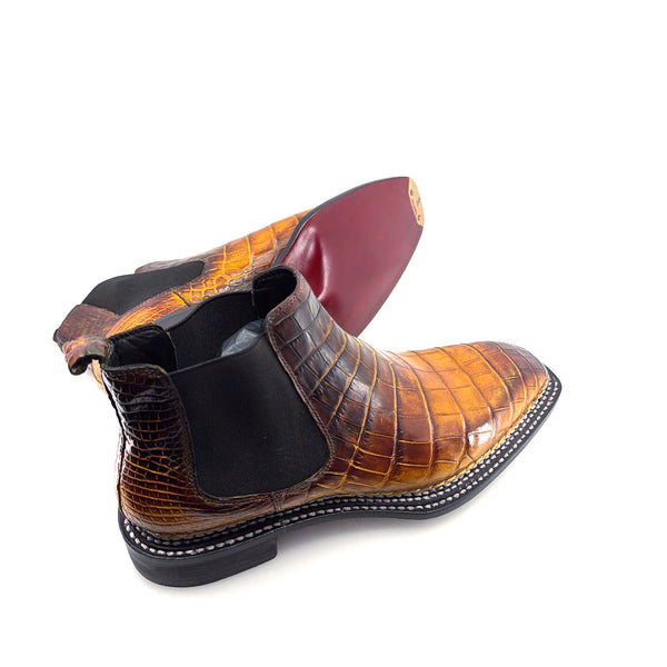 Maurice Custom Alligator Boot Collab with Mr. Maximoff - Carmel