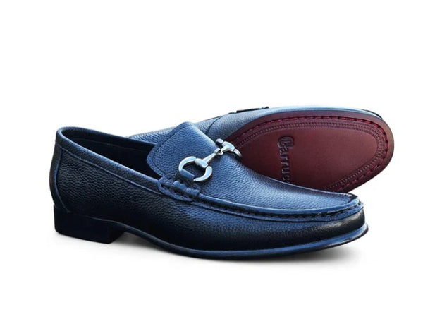 Carrucci Leather Loafer - Black