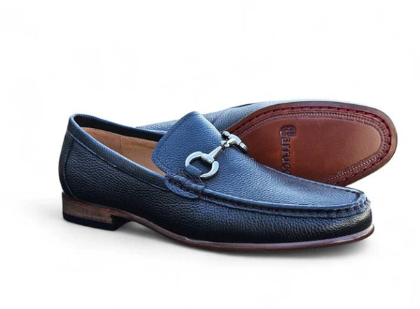 Carrucci Leather Loafer - Black
