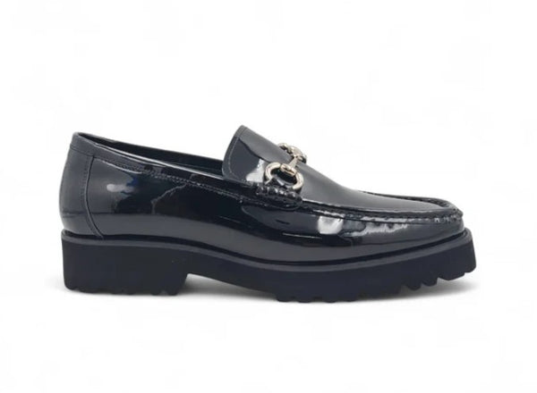 Carrucci Patent Leather Loafer - Black