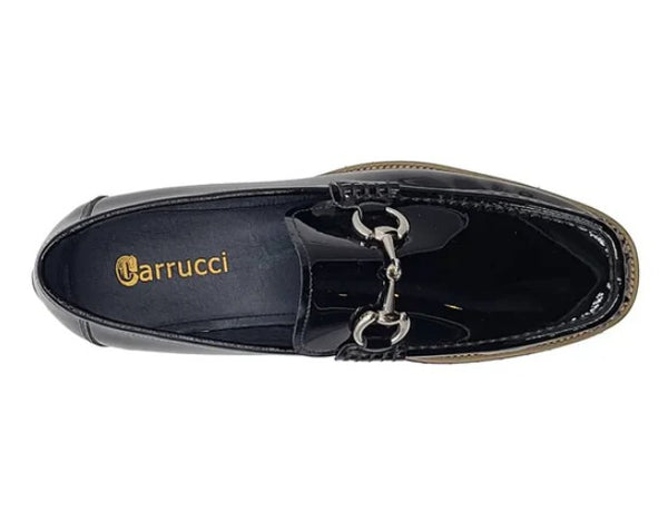 Carrucci Patent Leather Loafer - Black