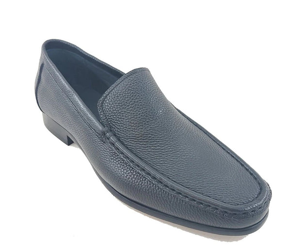 Carrucci Leather Loafer - Black