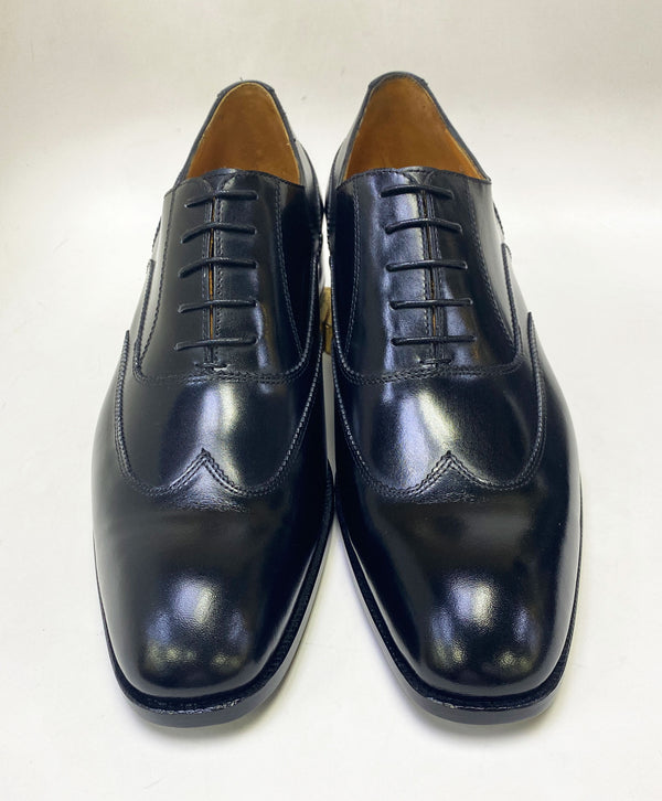 Ugo Vasare Leather Wingtip Oxford - Black