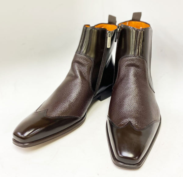 Mezlan Deerskin Boot - Brown