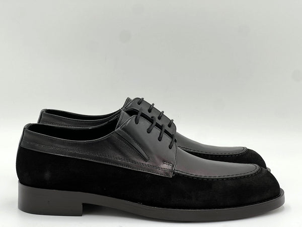 C Collection Leather Oxford - Black