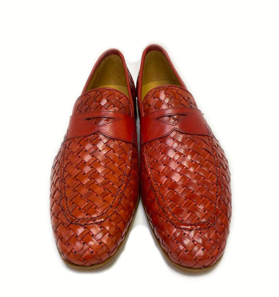 Mezlan Solomeo Woven Loafer - Red