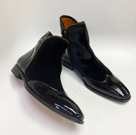 Mezlan Boot Leather - Black