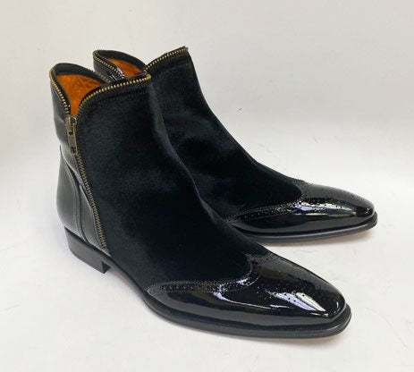 Mezlan Boot Leather - Black