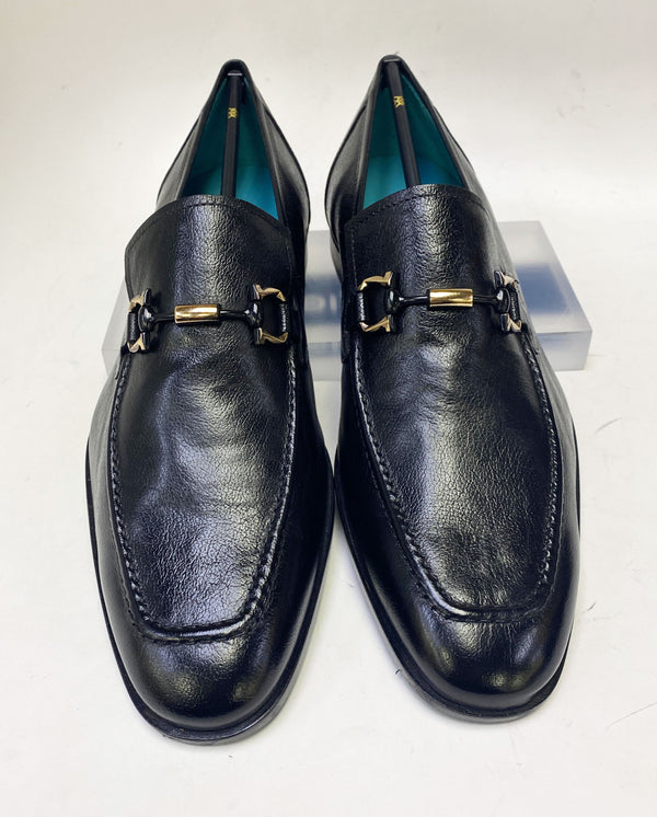 Mezlan Rios Calfskin Loafer - Black