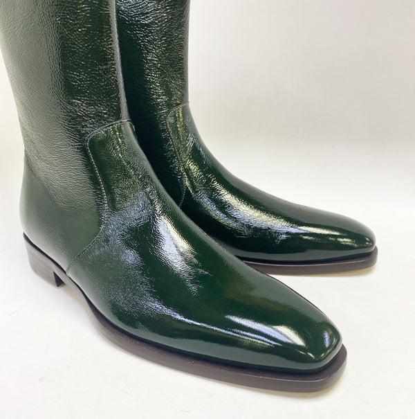 Mezlan Marquez Patent Boot - Green
