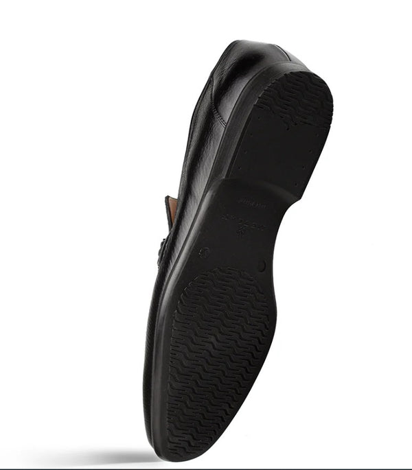 Mezlan Alarcón Deerskin Loafer - Black