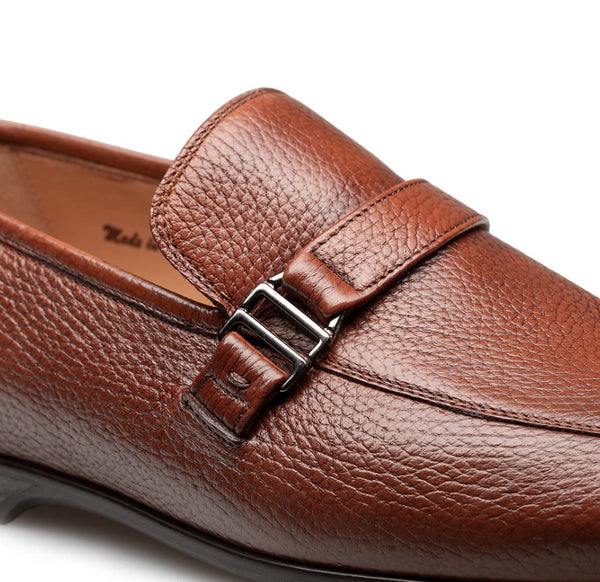 Mezlan Alarcón Deerskin Loafer - Cognac