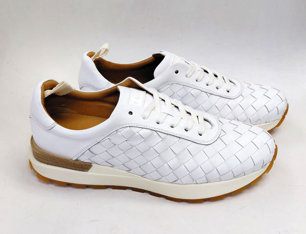Mezlan Concha Leather Sneaker - White