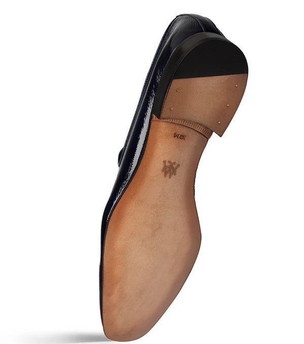 Mezlan Saona Calf/Linen Loafer - Black