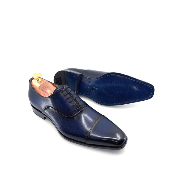 Ugo Vasare New Orleans Leather Shoes - Navy