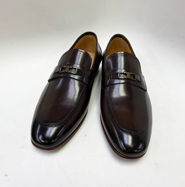 Maurice Leather Bit Loafer - Chocolate