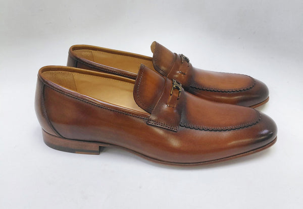 Maurice Leather Bit Loafer - Whiskey