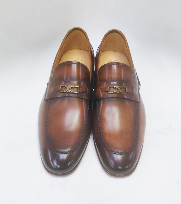 Maurice Leather Bit Loafer - Whiskey
